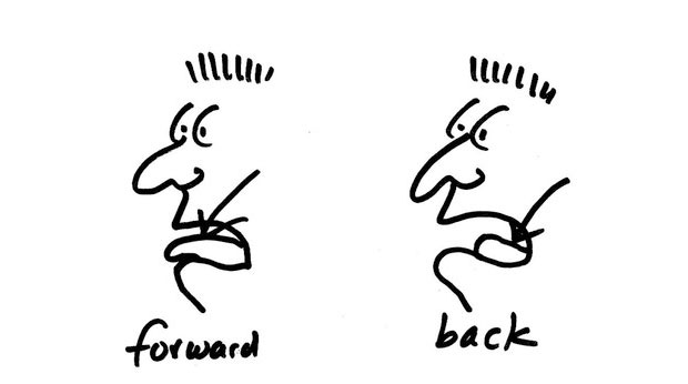 Foward vowels vs. Back vowels