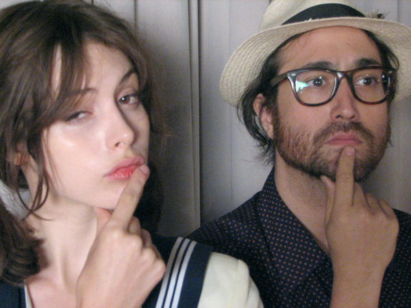 Sean Lennon and Charlotte Kemp Muhl