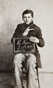 Robert Fryer, Co G 52 NY, Wounded at Hatcher’s Run, March 25, 1865.