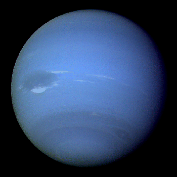 Voyager image of Neptune. 