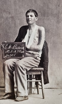This image, which has never been on public display, is part of the Merchant's House exhibit of photos of wounded Civil War soldiers.