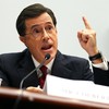 Comedian Stephen Colbert testifies during a hearing before the Immigration, Citizen
