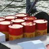 Shell oil barrels