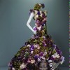 McQueen was known for a dark streak in his designs. However, there were moments of levity, such as this floral number, titled 'Sarabande,' from 2007.