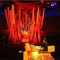 Organist Chelsea Chen at Walt Disney Concert Hall, Los Angeles, CA 