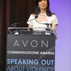FEBRUARY 28: Avon Chairman & CEO Andrea Jung announces the winners of the Avon Communications Awards: Speaking Out About Violence Against Women at the 2nd World Conference of Women’s Shelters