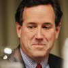 Republican presidential candidate, former U.S. Sen. Rick Santorum, waits to speak at the Lincoln-Reagan Day Dinner at Bowling Green State University during a campaign stop on March 3, 2012 in Bowling 