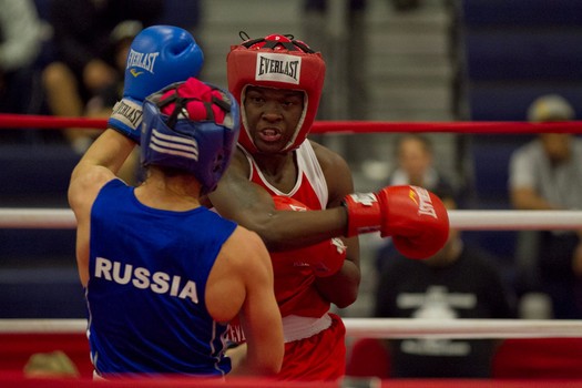 Tiara Brown at the International Duel, Oxnard, CA 2011. “Boxing makes me believe that I can do anything.
