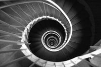 stairway, DNA, helix