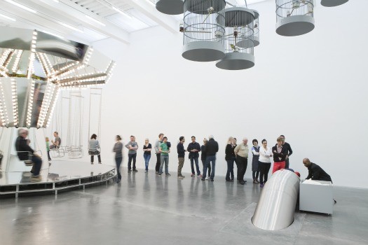 Mirror Carousel, Singing Canaries Mobile, Untitled (Slide), Carsten Höller, New Museum