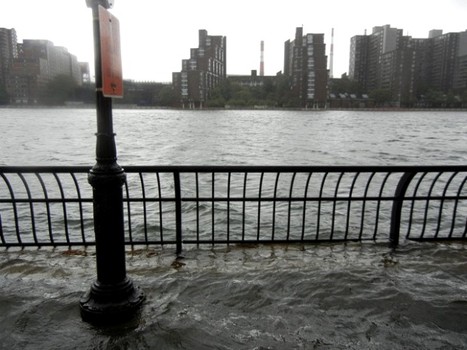 Looking across the East River from the 71st St. Pedestrian Bridge in Manhattan.