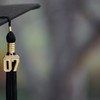 graduation, mortarboard, college