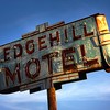 creepy motel sign