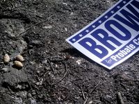 campaign poster for a probate court judge