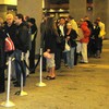 People waiting in line