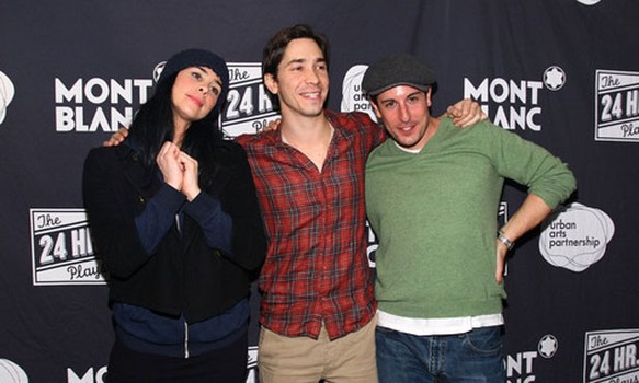 (L-R) Sarah Silverman, Justin Long, and Jason Biggs.