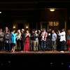 Cast curtain call for the 10th Annual Production of 'The 24 Hour Plays On Broadway' at The American Airlines Theater on November 14, 2011.