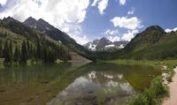 Maroon Bells in Aspen, Colorado