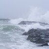 A stormy day at sea.