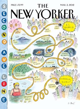 'Second Avenue Line,'  by Roz Chast. © 2012 Roz Chast & The New Yorker/Condé Nast Archive.
