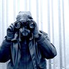 spy, binoculars