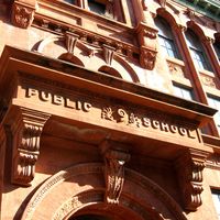 A public school in Brooklyn.