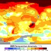 map of areas affected by climate change and global warming