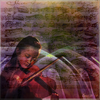 violinist with handwritten Bach score