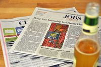 jobs, internship, newspaper, classified