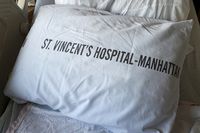 pillow from St. Vincent's hospital
