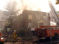 apartment fire