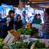 haggling at the market stall