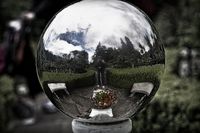 Crystal ball, Butchart Gardens
