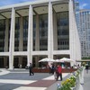 Lincoln Center in the spring