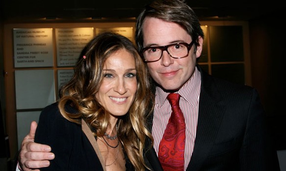 “Sara’s doing the welcoming,” Matthew Broderick said before the start of the hunt. “I’m just gonna walk around and be chatty.”