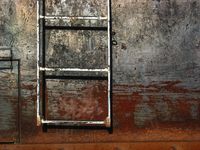 ladder against a wall