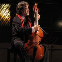 Viola da gamba performer Jordi Savall in Jerusalem