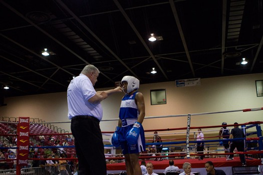 Tyrieshia started boxing after she was sentenced to community service for fighting.  “In street fighting you don’t have a ref to tell you to stop.”