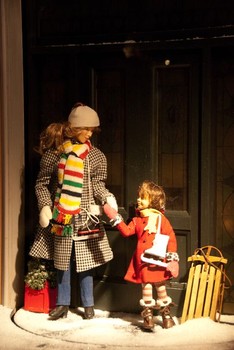 Lord and Taylor went with its customers' favorite New York memories for its holiday windows this year. One of the scenes pictured is of a White Christmas.