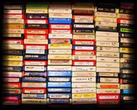 Collection of 8-track tapes