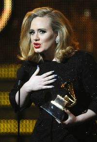 Adele cleaned up at the Grammy Awards.