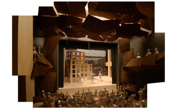 Model of the center's Alice Griffin Jewel Box Theatre.