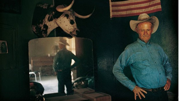 Allard's show at Kasher is a five decade retrospective of his work. Above, 'Henry Gray, rancher, Arizona, 1970.'