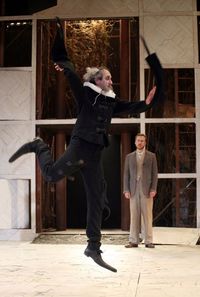 Richard Katz as Touchstone in the Royal Shakespeare Company’s production of 'As You Like It.' Lincoln Center Festival, 2011.