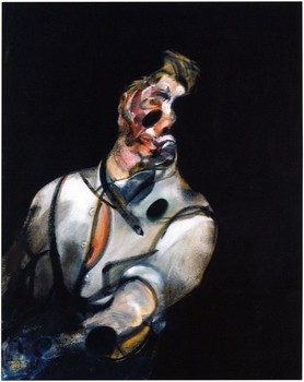 'Study For a Portrait,' by Francis Bacon, 1966. Both Bacon and Soutine were known for contorting the human figure in bleak and grotesque ways.