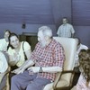 Jeffrey Goldberg and Fidel Castro watch the dolphin show