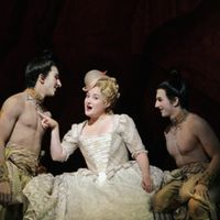 Anna Christy (Blonde) and the Pasha's guards in 