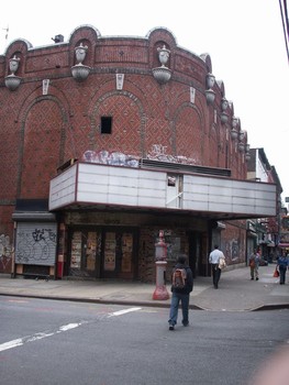 Built in 1922, the once-grand Commodore Theater stood for 80 years before it was demolished in 2002