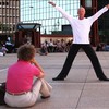 Paul-André Fortier performs his piece, 
