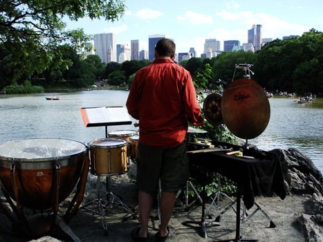 Percussionist Doug Perkins